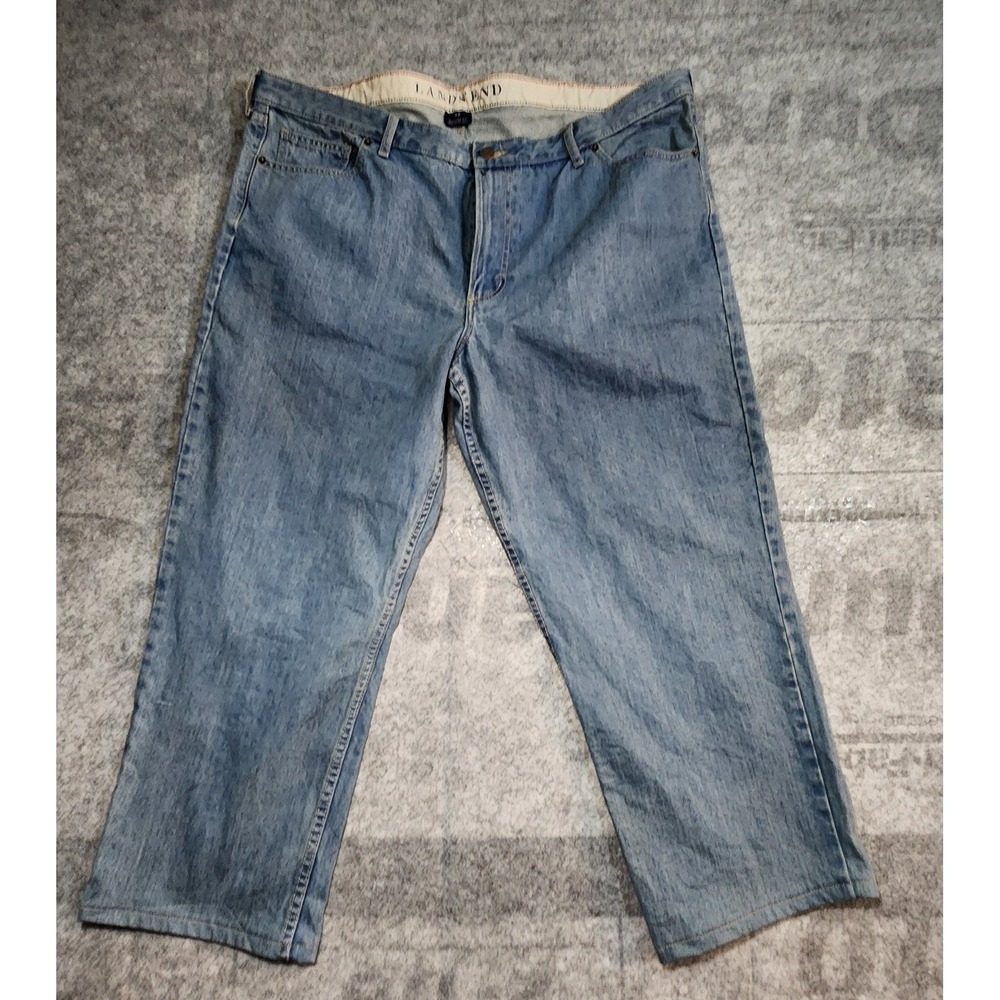 Lands End Jeans Men's 46x26 Blue Regular Straight - Picture 2 of 8